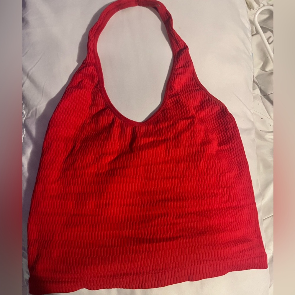 Red Halter Top